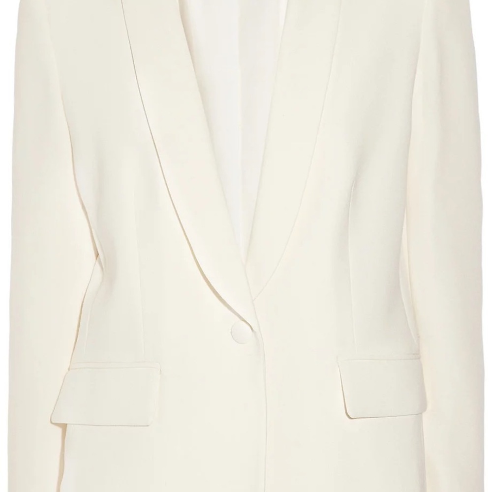 IRO Alessia Brushed Crepe Ivory Blazer Size S
